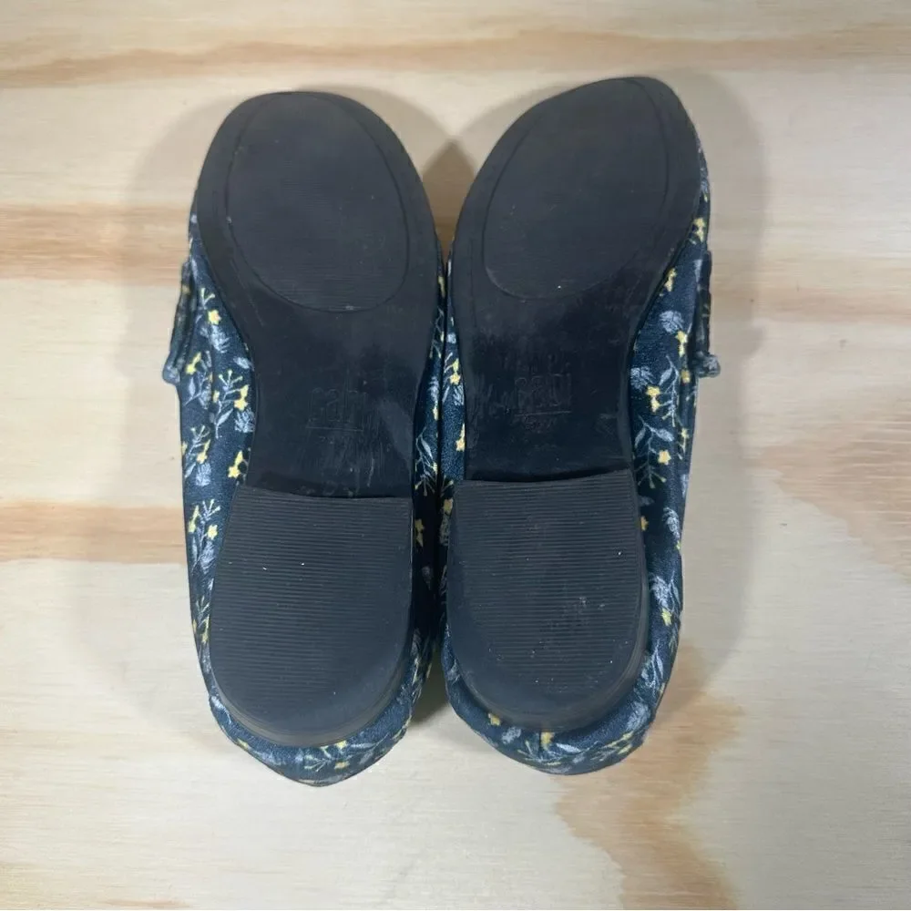 Cabi Carnaby Velvet Floral Loafers Women’s Size 7.5